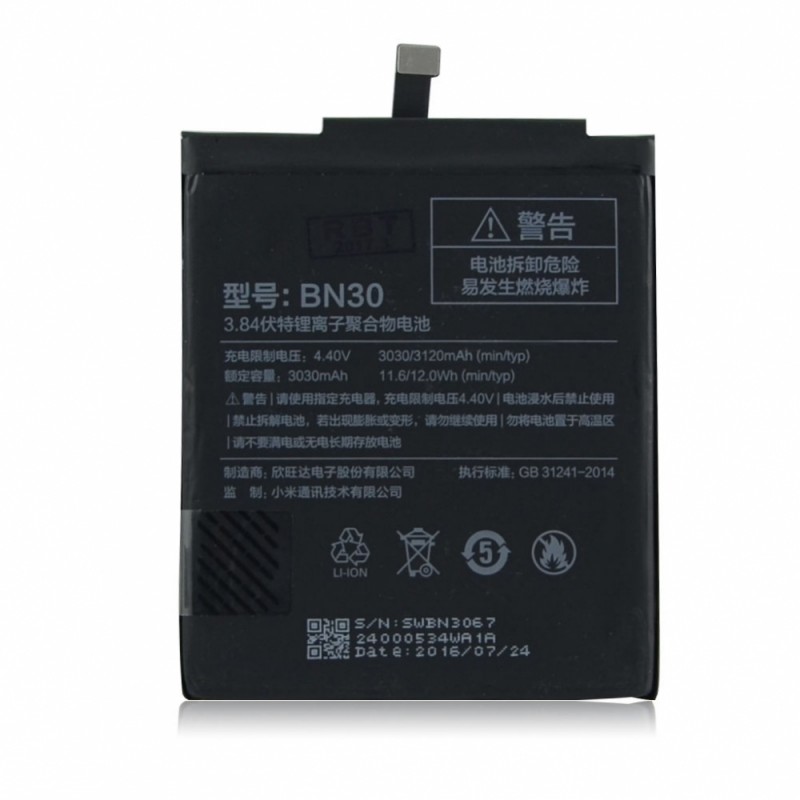 قیمت خرید باتری اصلی گوشی شیائومی Xiaomi Redmi 4A BN30 | مرکز باطری