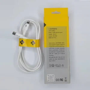 کابل فست شارژ 5 آمپر Lightning مدل H-08 برند Hermit