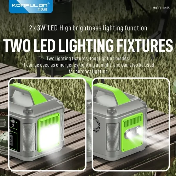 پاور ژنراتور کانفلون 600 وات 128000 میلی آمپر مدل CN05 - Image 3