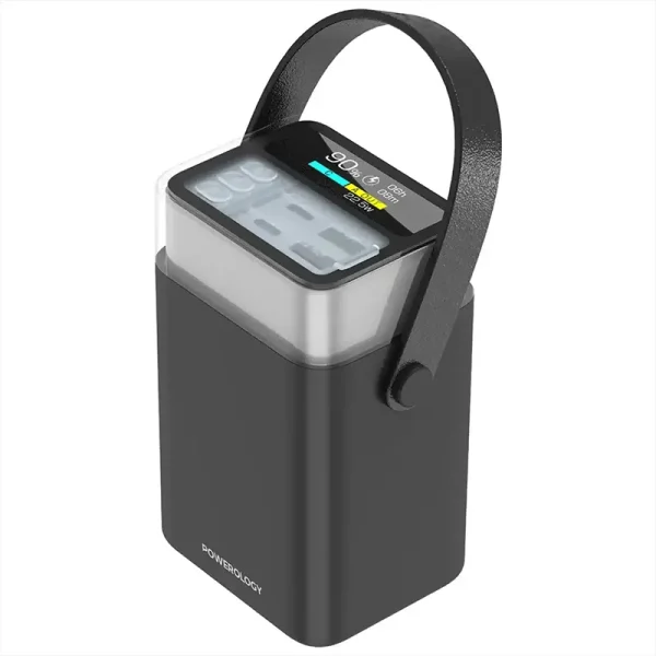 پاوربانک 40000 میلی آمپر پاورلوژی 65 وات با صفحه نمایش دیجیتال - Image 3