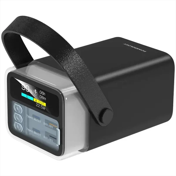 پاوربانک 40000 میلی آمپر پاورلوژی 65 وات با صفحه نمایش دیجیتال - Image 4